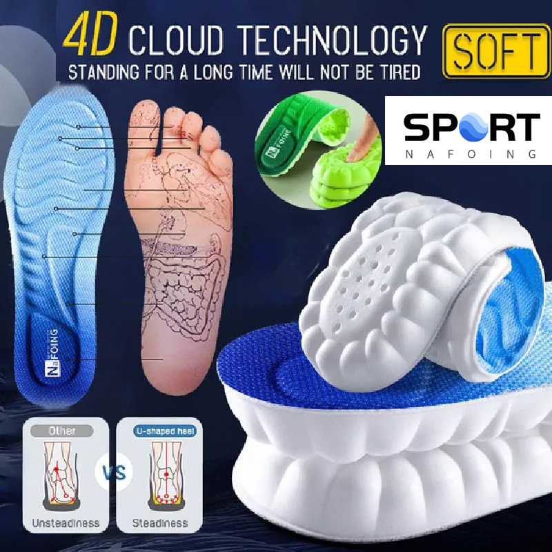 Care For Sneaker - 4D Cloud Technology Sports Insoles for