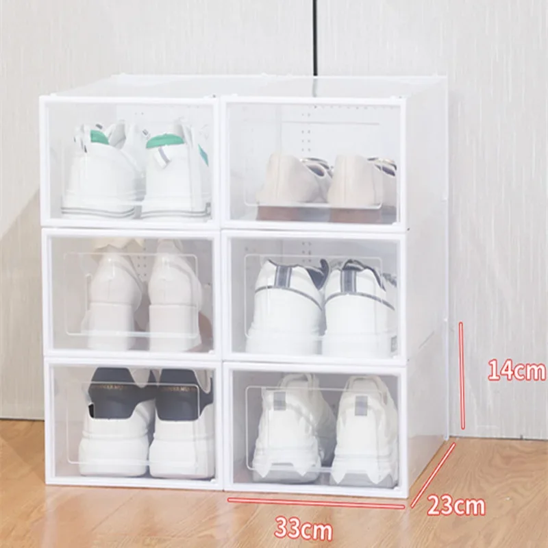 Foldable Clear Plastic Storage - Sneaker Case ulasan dan harga