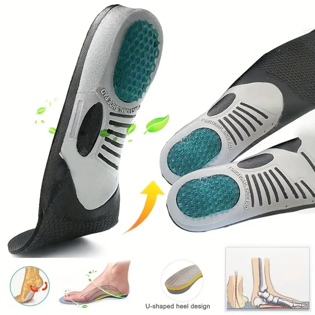 1Pair Orthopedic Insoles Ortho - Care For Sneaker ulasan dan harga