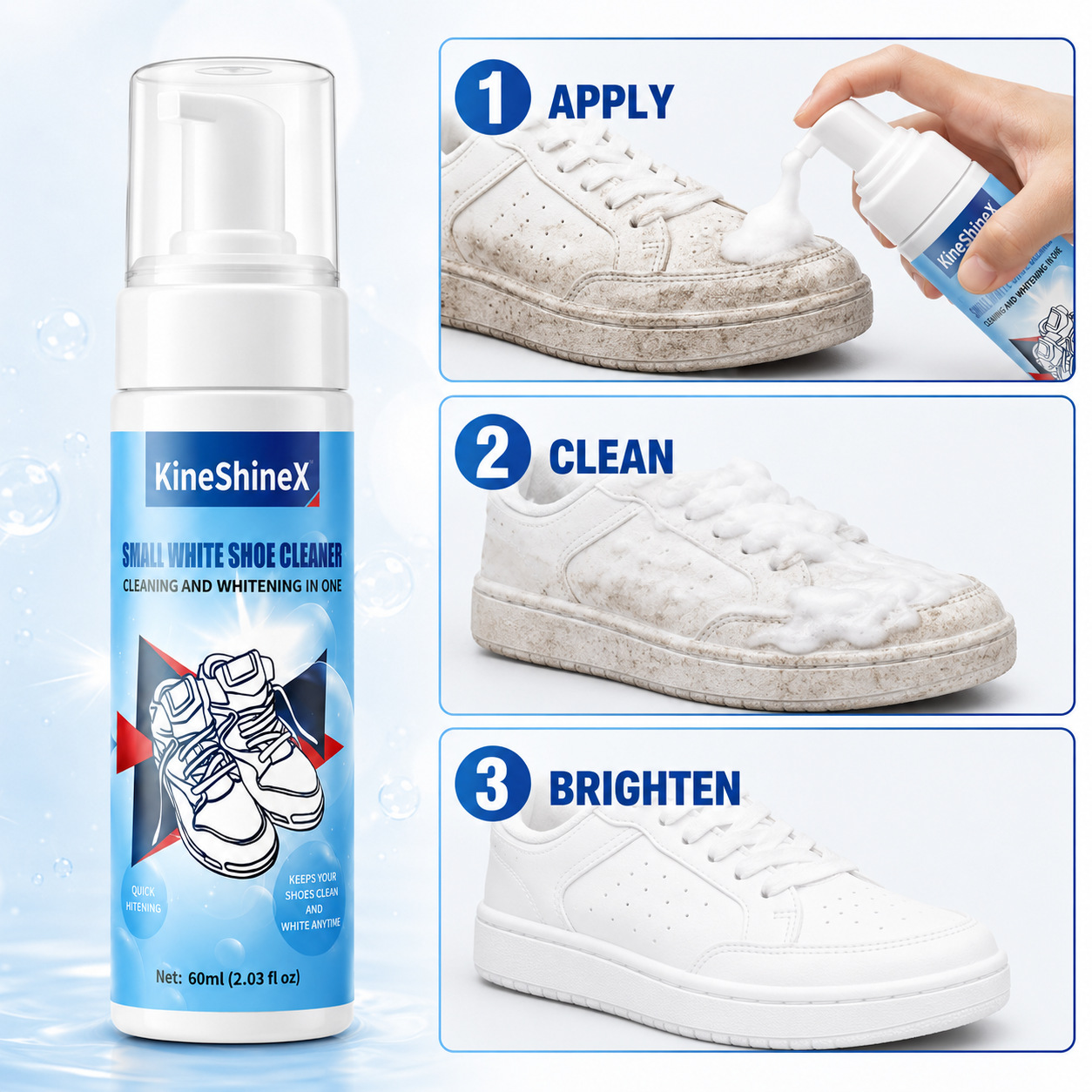Gihen Shoe Cleaner Kits Water- - Care For Sneaker ulasan dan harga